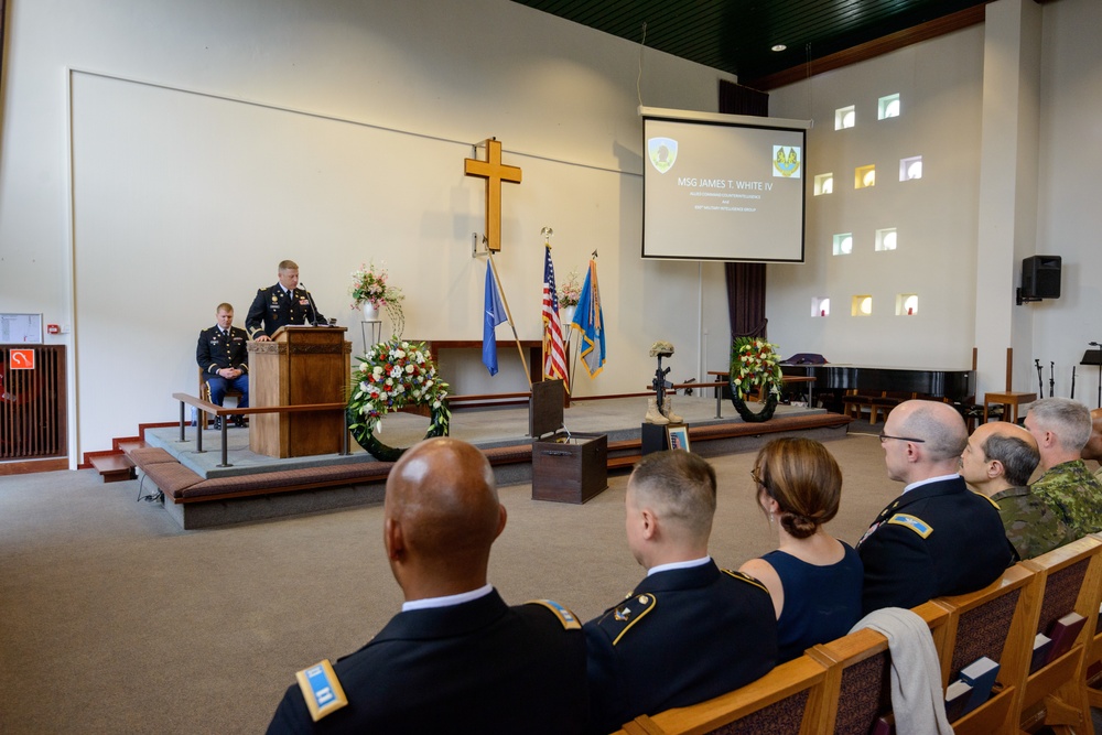 Memorial Ceremony for Master Sgt. James T. White IV