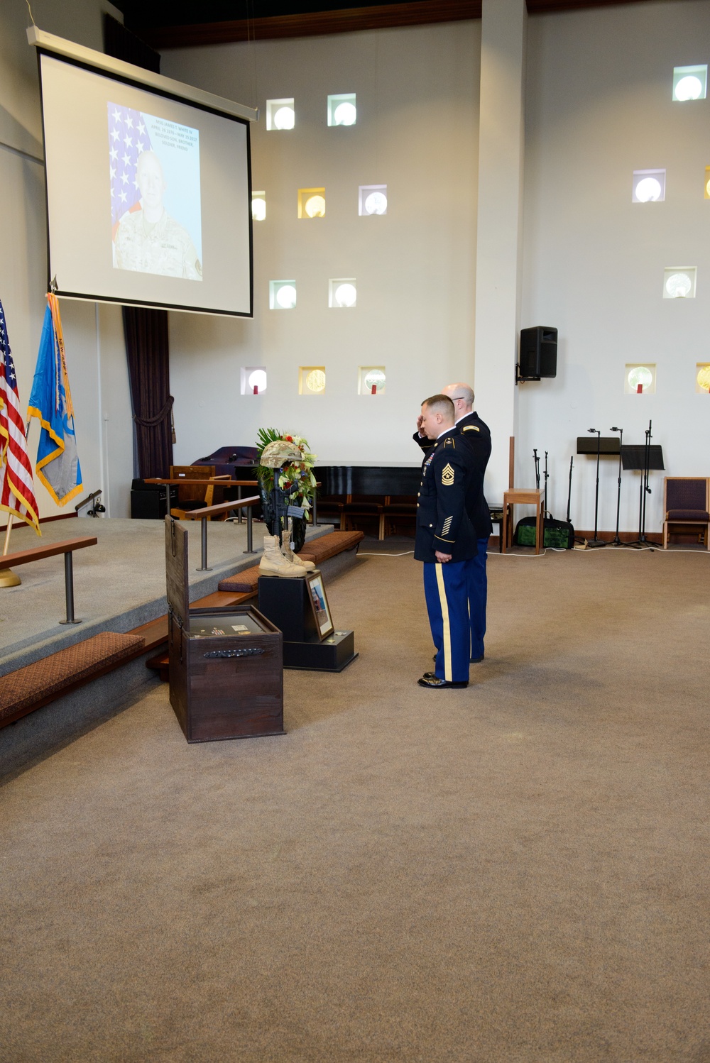 Memorial Ceremony for Master Sgt. James T. White IV