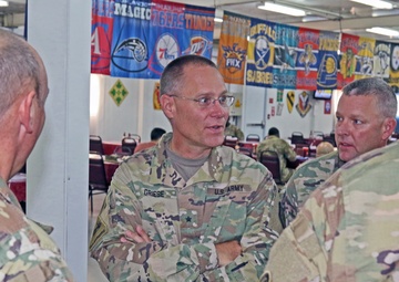 Senior Army leaders visit deployed troops
