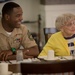 Marines visit Garden Club Retirment Homes