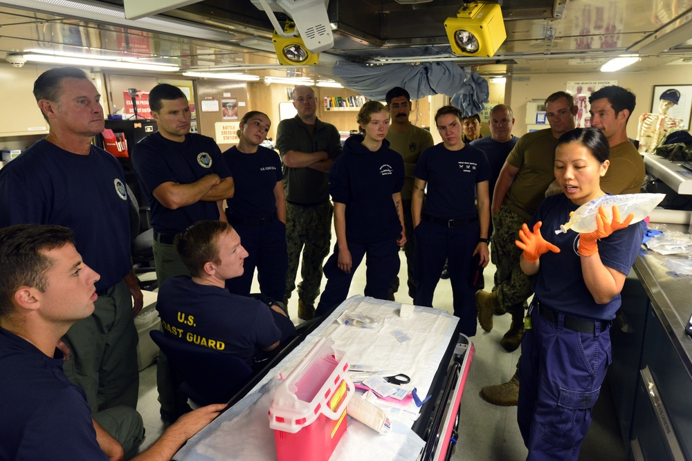 Coast Guard Cutter Healy IV training