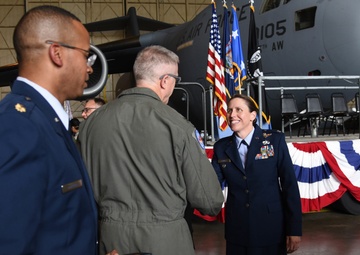 Col. Denise Donnell assumes command of the 105th Airlift Wing
