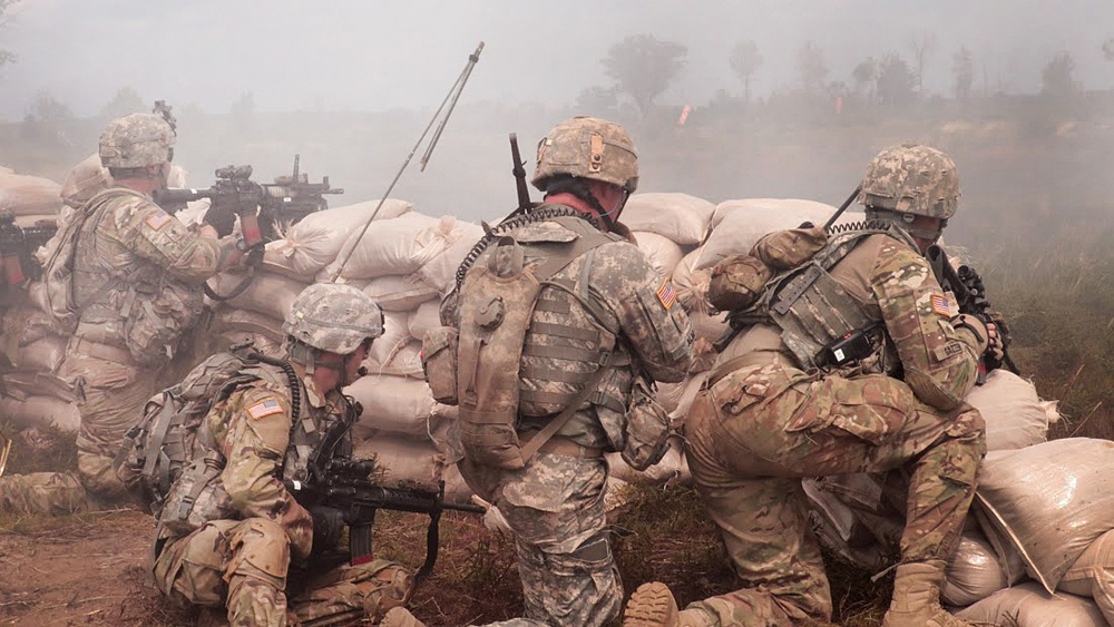 Infantry Conducts Live Fire Exercise