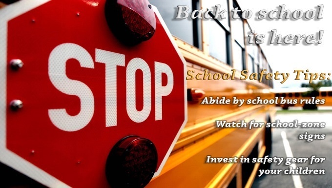 Increase safety awareness as school begins