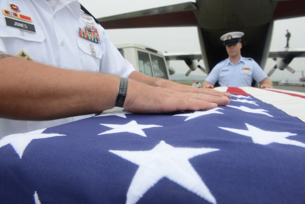 Coast Guard assists DPAA to transfer unidentified remains from Solomon Islands to Oahu