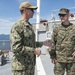 USNS Spearhead (T-EPF 1) Hosts SPMAGTF-SC 17 Commander for Tour during SPS 17