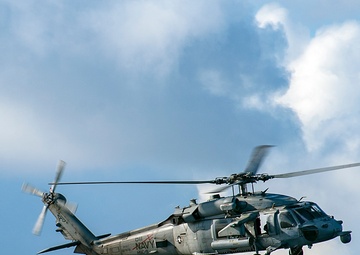 GHWB is the flagship of Carrier Strike Group (CSG) 2, which is comprised of the staff of CSG-2; GHWB; the nine squadrons and staff of Carrier Air Wing (CVW) 8; Destroyer Squadron (DESRON) 22 staff and guided-missile destroyers USS Laboon (DDG 58) and USS