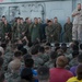 The Commandant of the Marine Corps visits Marines and Sailors aboard the amphibious assault ship USS Bonhomme Richard (LHD 6)