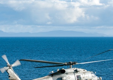 GHWB is the flagship of Carrier Strike Group (CSG) 2, which is comprised of the staff of CSG-2; GHWB; the nine squadrons and staff of Carrier Air Wing (CVW) 8; Destroyer Squadron (DESRON) 22 staff and guided-missile destroyers USS Laboon (DDG 58) and USS