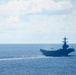 Saxon Warrior is a United States and United Kingdom co-hosted carrier strike group exercise that demonstrates interoperability and capability to respond to crises and deter potential threats.