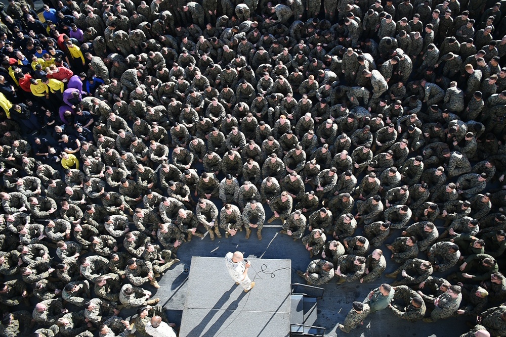 Commandant of Marine Corps General Robert Neller Visits Bonhomme Richard, 31st MEU