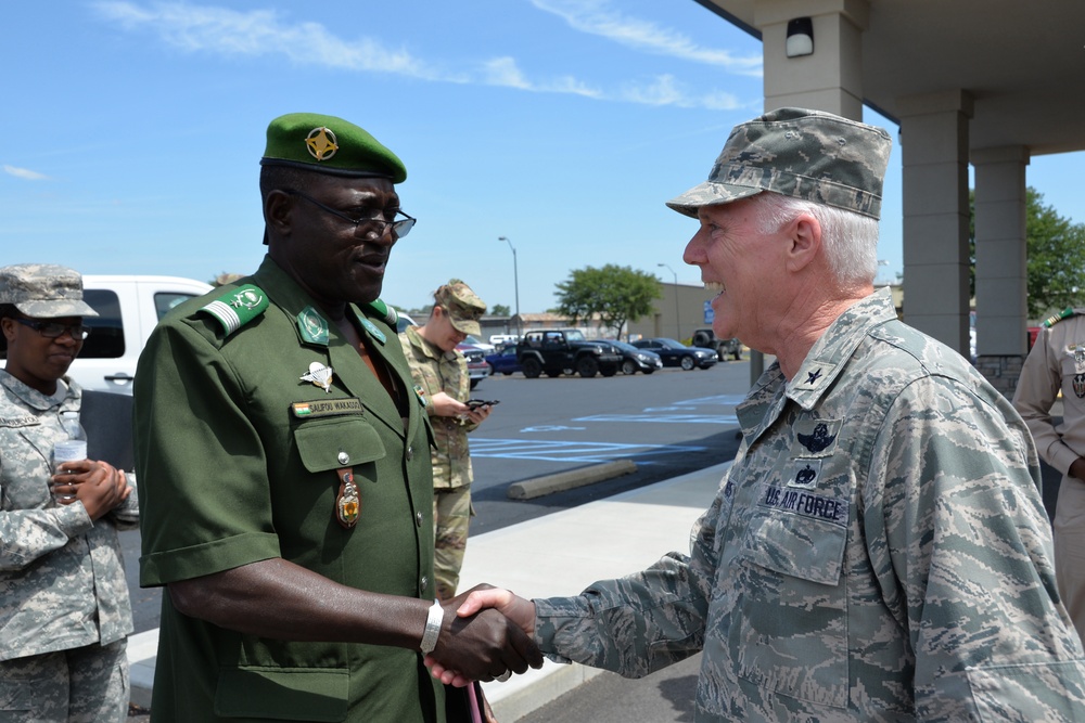Nigerien Armed Forces visits 181st Intelligence Wing