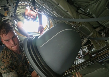 Marines with 22nd MEU Install Satellite Communication System