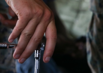 Marines with 22nd MEU Install Satellite Communication System