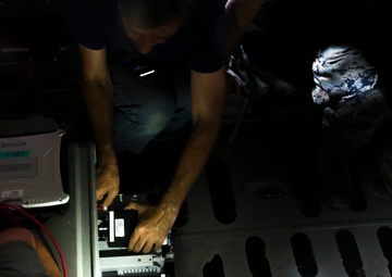 Marines with 22nd MEU Install Satellite Communication System