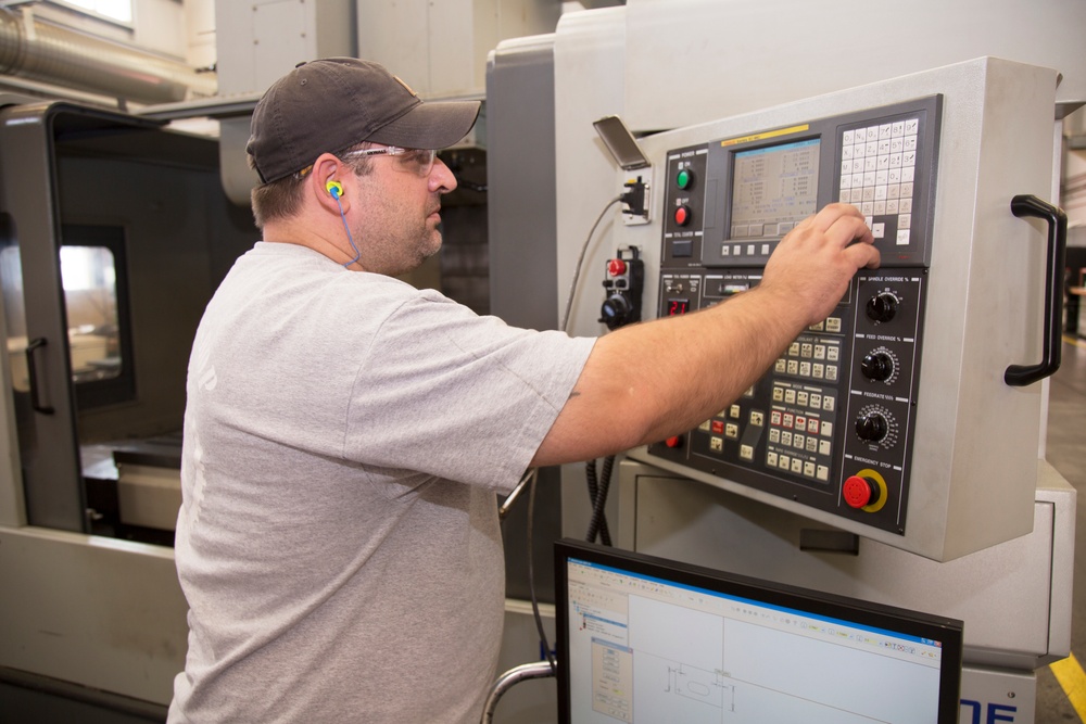 Machinists create from scratch at Production Plant Barstow