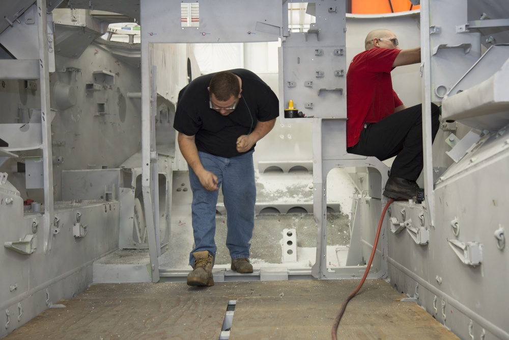 Machinists create from scratch at Production Plant Barstow