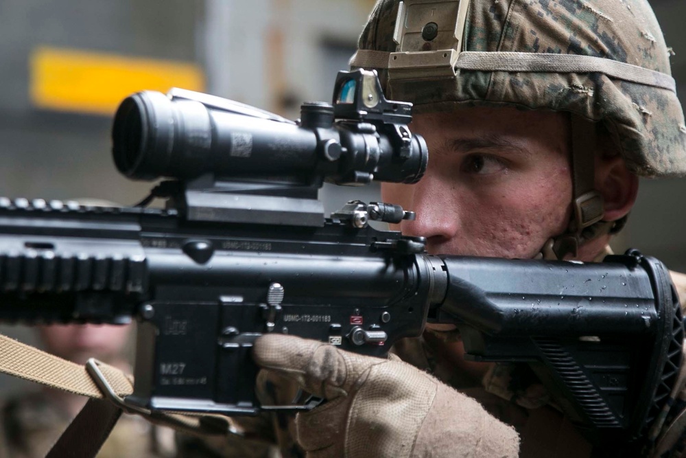 India Company Marines refine close-quarters battle techniques