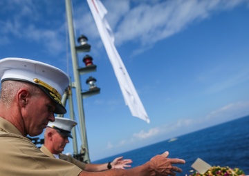 Service members remember HMAS Canberra at Guadalcanal