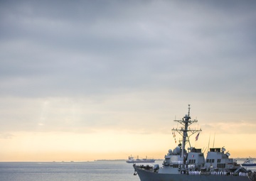 Service members remember HMAS Canberra at Guadalcanal