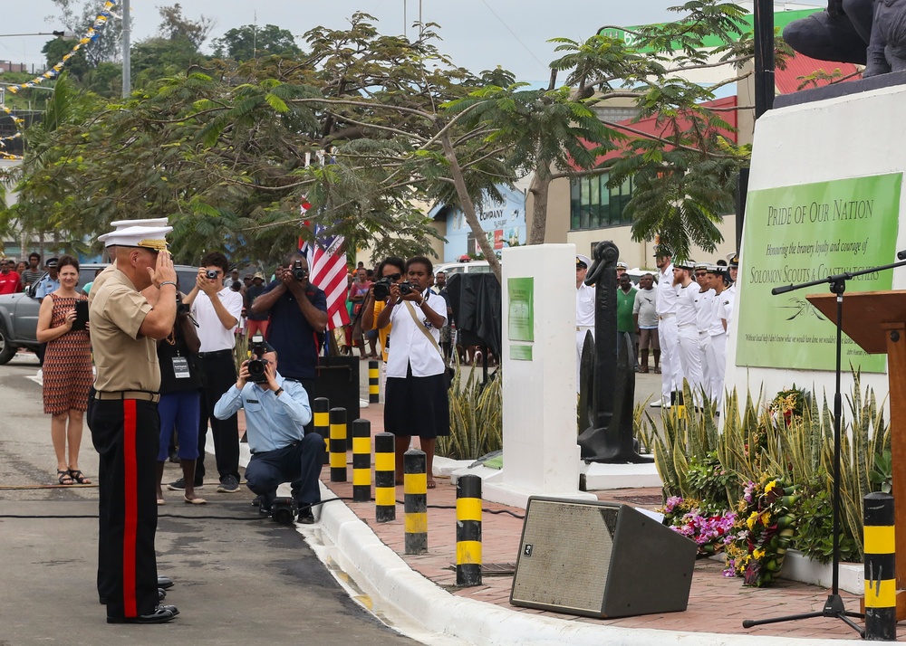 U.S. Marines Remember the Solomon Scouts and Coast Watchers