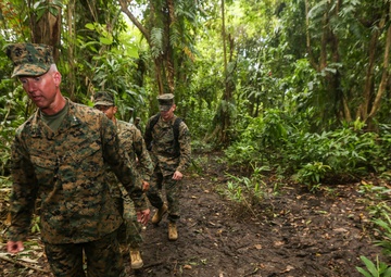 Marines With 1st Marine Division Visit Bloody Ridge