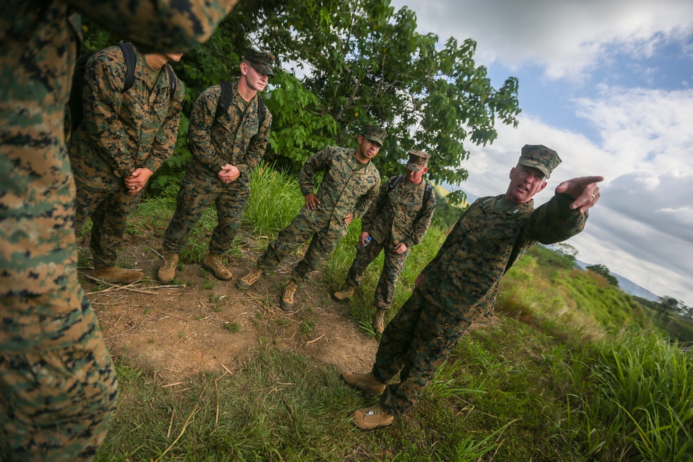 Marines With 1st Marine Division Visit Bloody Ridge