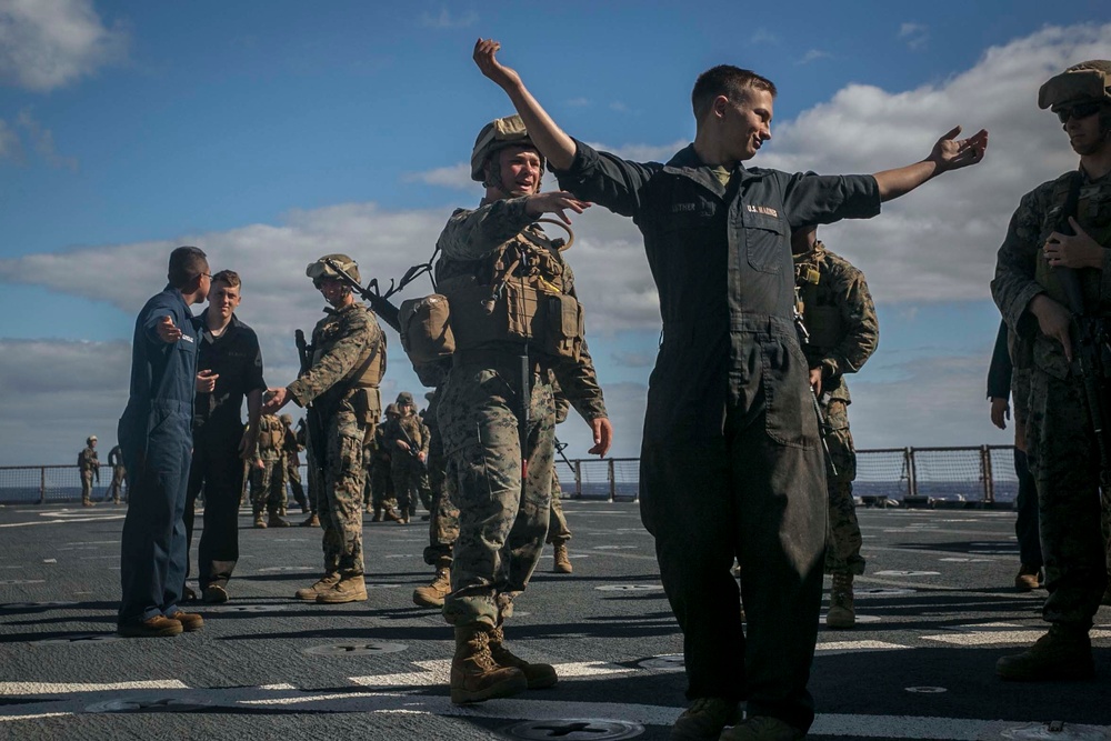 CLB-31 Marines rehearse noncombatant evacuation operations