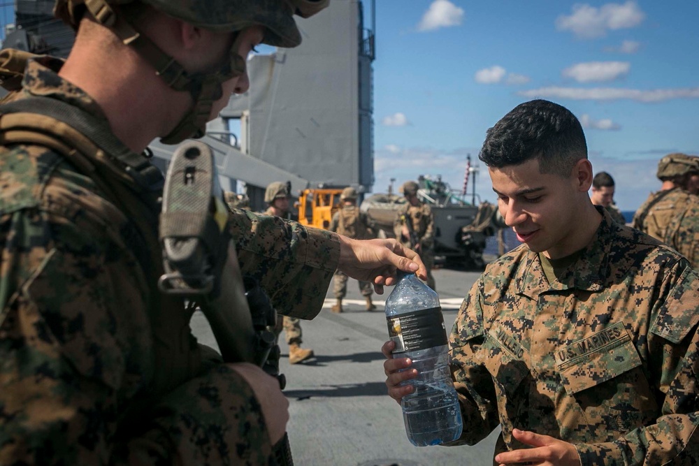 CLB-31 Marines rehearse noncombatant evacuation operations