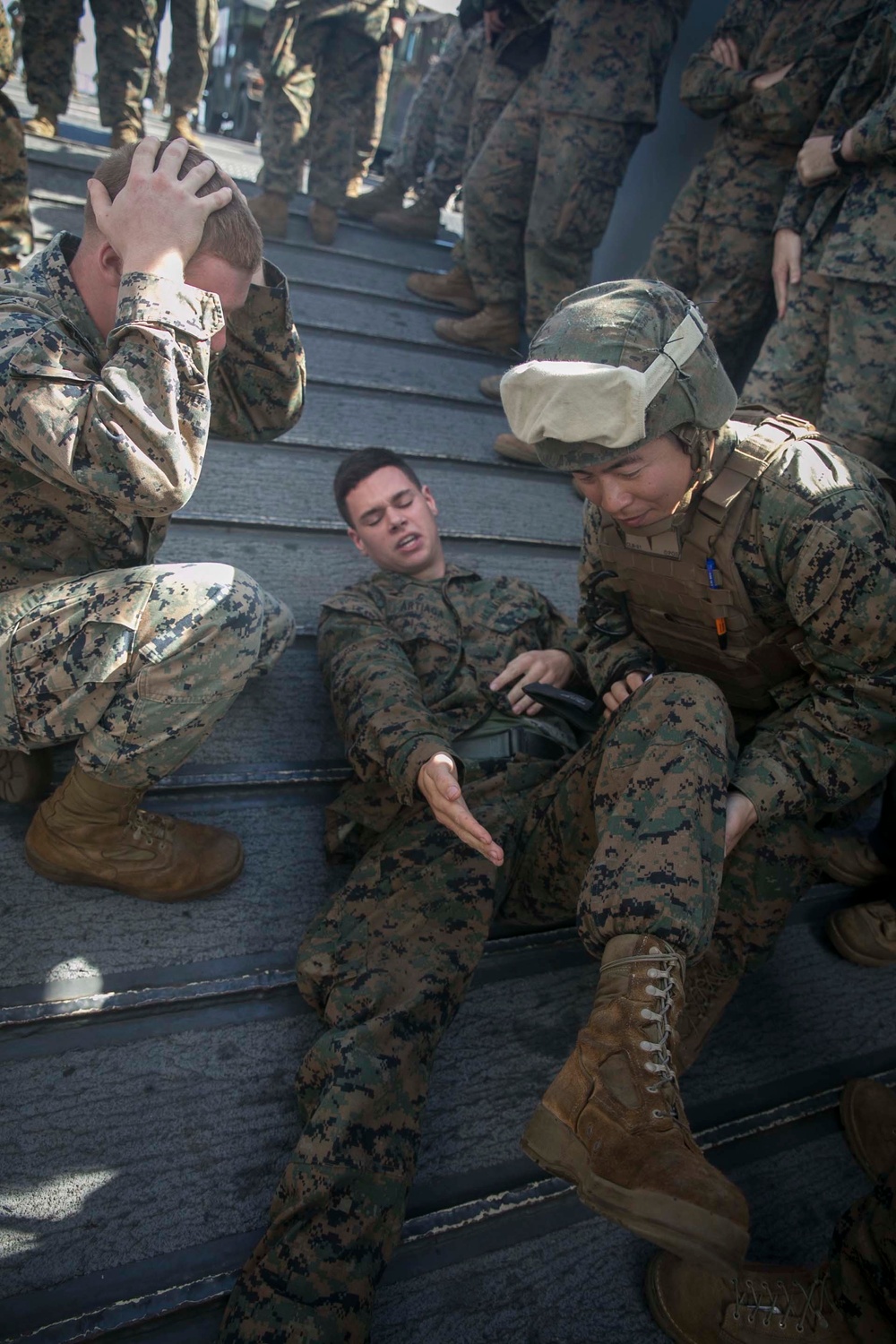 CLB-31 Marines rehearse noncombatant evacuation operations