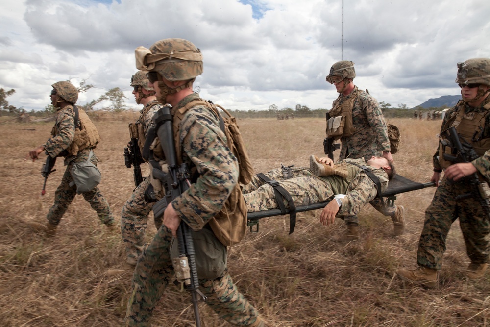 : 31st MEU Marines refine embassy reinforcement, mass casualty response fundamentals during AIT