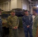 USS America greets Singaporean Officer