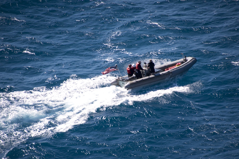 MV-22B Osprey recovery efforts with HMAS Melville