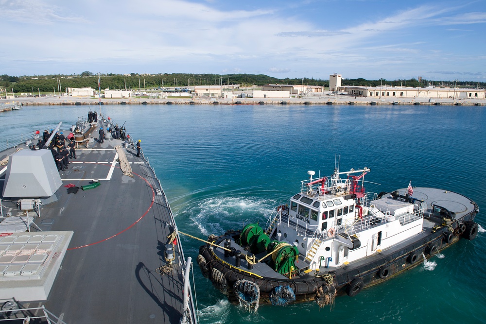 USS Sterett Western Pacific Deployment