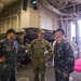 USS America Sailors greet admiral