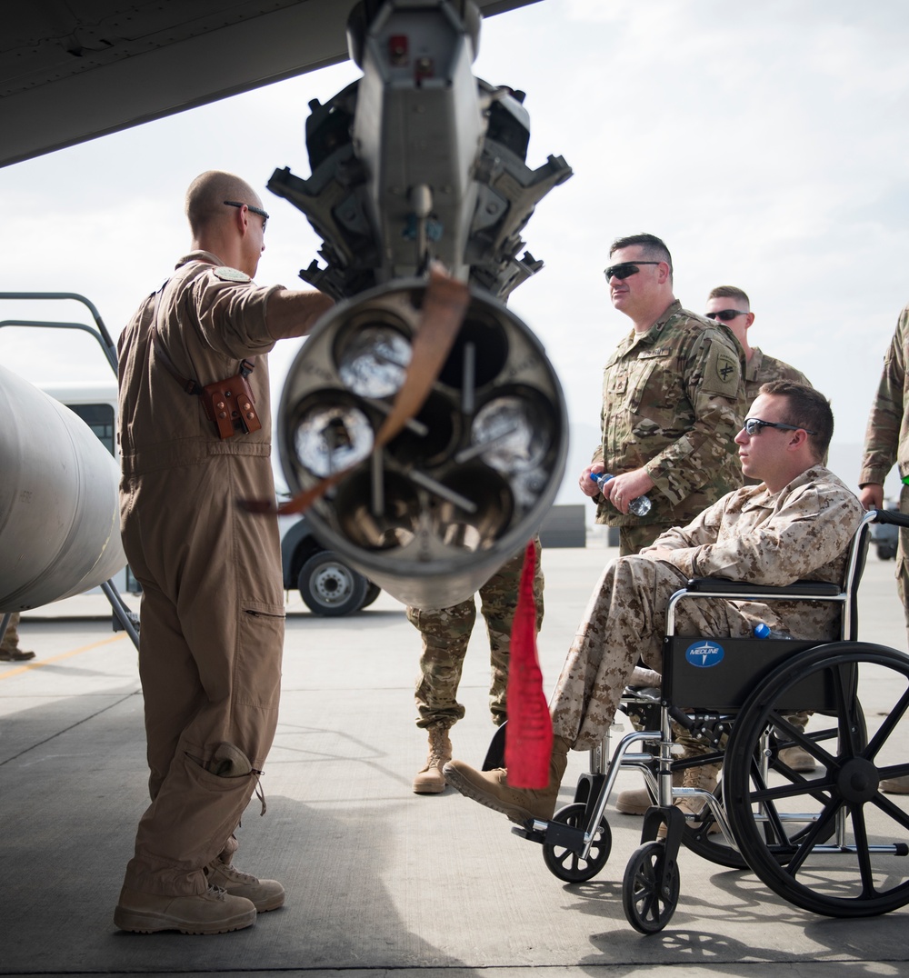 Wounded warriors receive proper exit