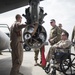 Wounded warriors receive proper exit