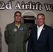 Bost visits the 932nd AW