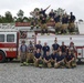 Firefighters smoke rapid intervention training