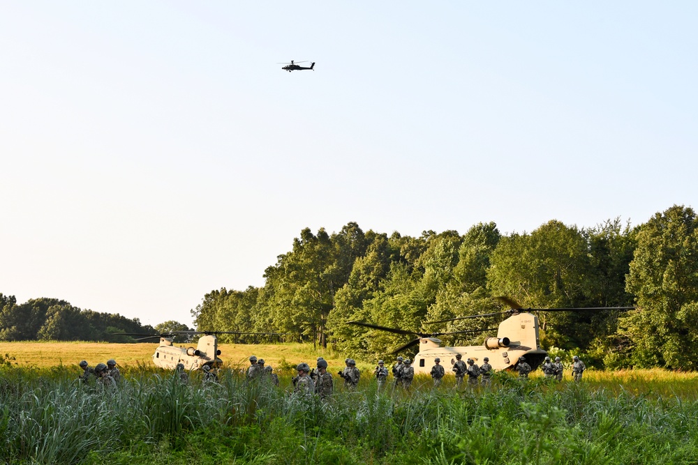 CH-47 in the field