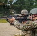 Staff Sgt. Jonathan Anderson and Cpl. Carlo Deldonno fire  M4 rifles