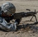 Spc. Kenny Ochoa qualifies with a M249 squad automatic weapon
