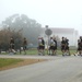 NCO Academy student marching at Fort McCoy