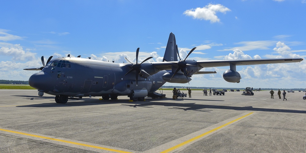 HC-130 at Tyndall Air Force Base for Exercise Stealth Guardian