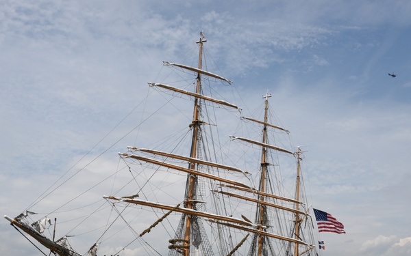 Coast Guard Cutter Eagle arrives in New York City
