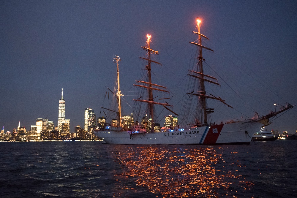 Coast Guard Cutter Eagle Arrives in New York City