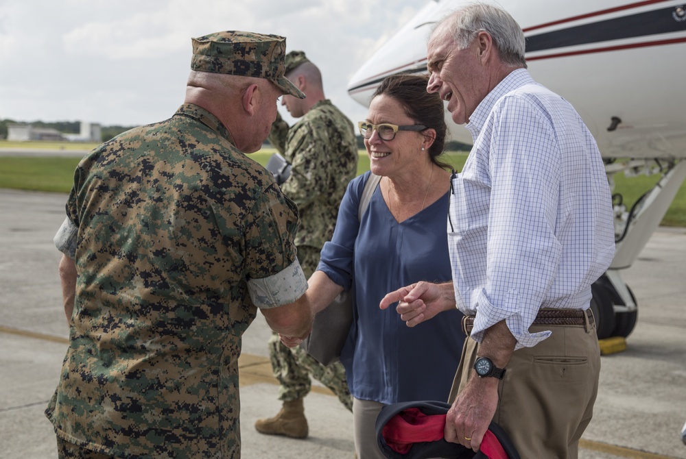 Sercretary of the Navy Richard V. Spencer Visit