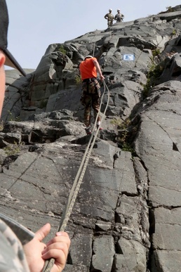 Eielson JROTC cadets learn basic mountaineering at Black Rapids Training Site