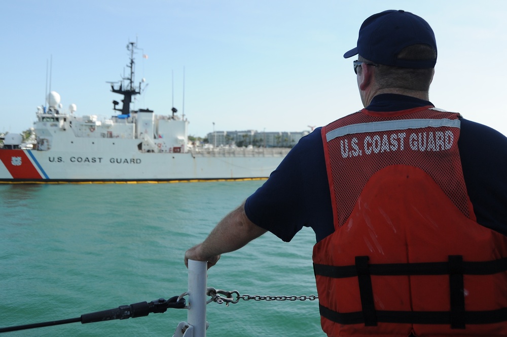 USCGC Tampa and USCGC Thetis in Key West