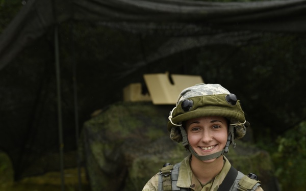 983rd dug in at Camp Ripley